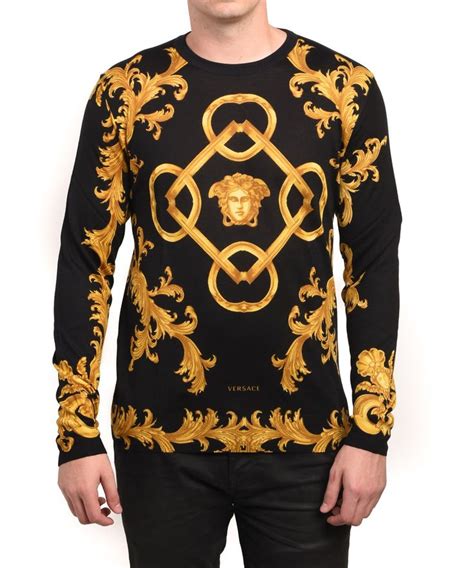 versace pullover fake|versace men's sweater.